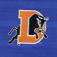 Men's Champion Royal Durham Bulls Textured Solid Polo