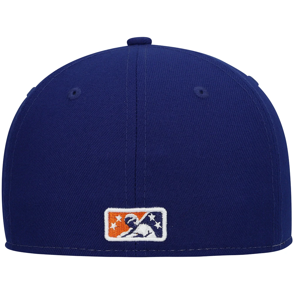 Casquette ajustée 59FIFTY Team Alternate des Durham Bulls New Era pour homme, blanc