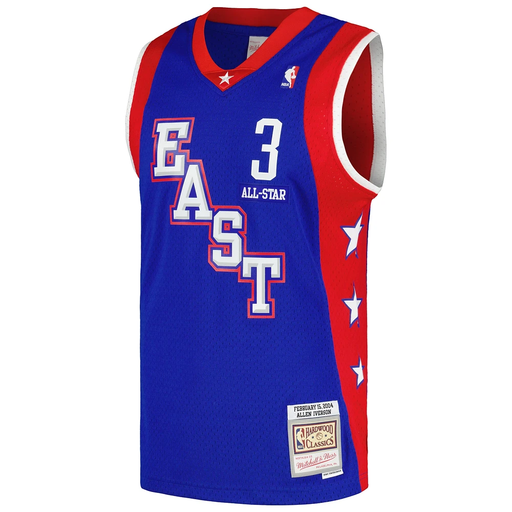 Men's Mitchell & Ness Allen Iverson Royal Eastern Conference  Hardwood Classics 2004 NBA All-Star Game Swingman Throwback Jersey