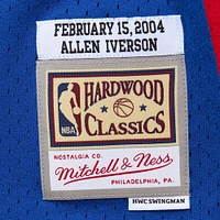 Men's Mitchell & Ness Allen Iverson Royal Eastern Conference  Hardwood Classics 2004 NBA All-Star Game Swingman Throwback Jersey
