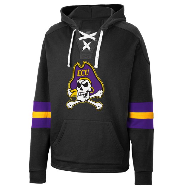 Sweat à capuche lacets Colosseum Black ECU Pirates 4.0 pour homme