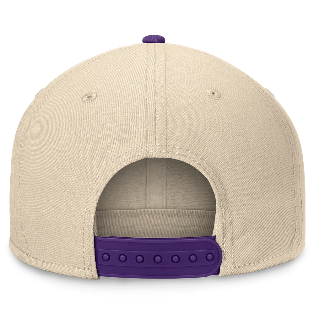 Men's Top of the World Khaki ECU Pirates Goalaso Snapback Hat