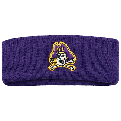 Bandeau tricoté violet avec logo de l'équipe des Pirates de l'ECU Top of the World pour hommes