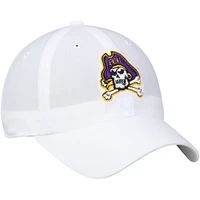 Men's Top of the World White ECU Pirates Primary Logo Staple Adjustable Hat