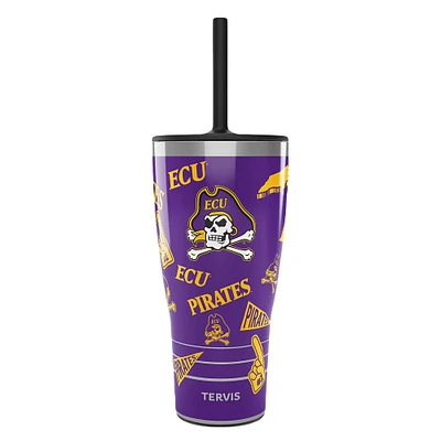 Gobelet Tervis ECU Pirates 30 oz avec couvercle à paille