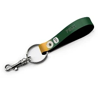 Edmonton Elks Personalized Leather Loop Keychain