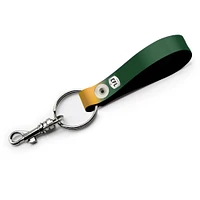 Edmonton Elks Personalized Leather Loop Keychain