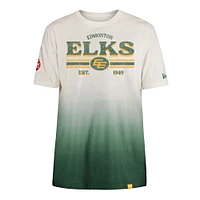 Men's New Era Green/Cream Edmonton Elks Turf Traditions T-Shirt