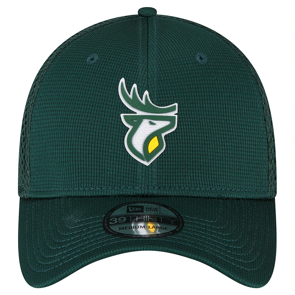 Men's New Era  Green Edmonton Elks Sideline 39THIRTY Flex Hat