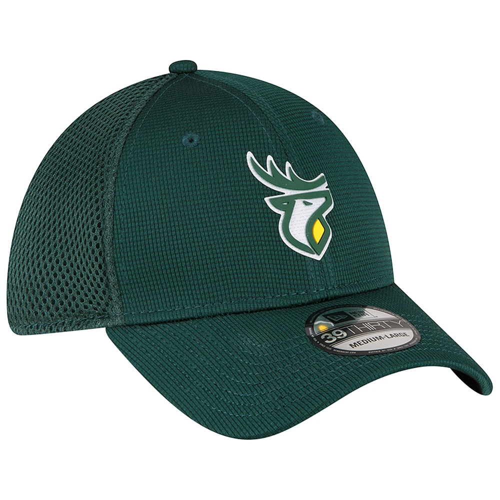 Men's New Era  Green Edmonton Elks Sideline 39THIRTY Flex Hat