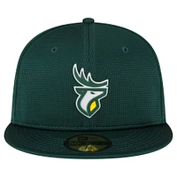 Men's New Era  Green Edmonton Elks Sideline 59FIFTY Fitted Hat