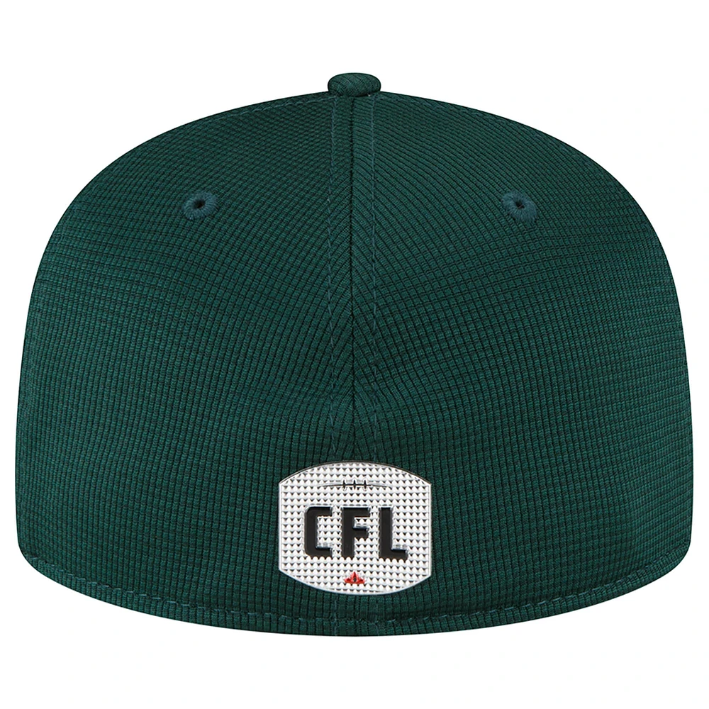 Men's New Era  Green Edmonton Elks Sideline 59FIFTY Fitted Hat
