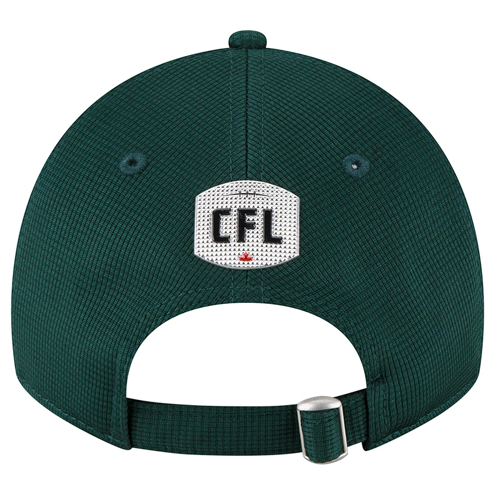 Men's New Era  Green Edmonton Elks Sideline 9TWENTY Adjustable Hat