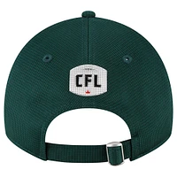 Men's New Era  Green Edmonton Elks Sideline 9TWENTY Adjustable Hat