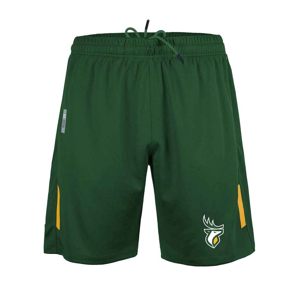 Men's New Era  Green Edmonton Elks Sideline Swift Performance Knit Shorts