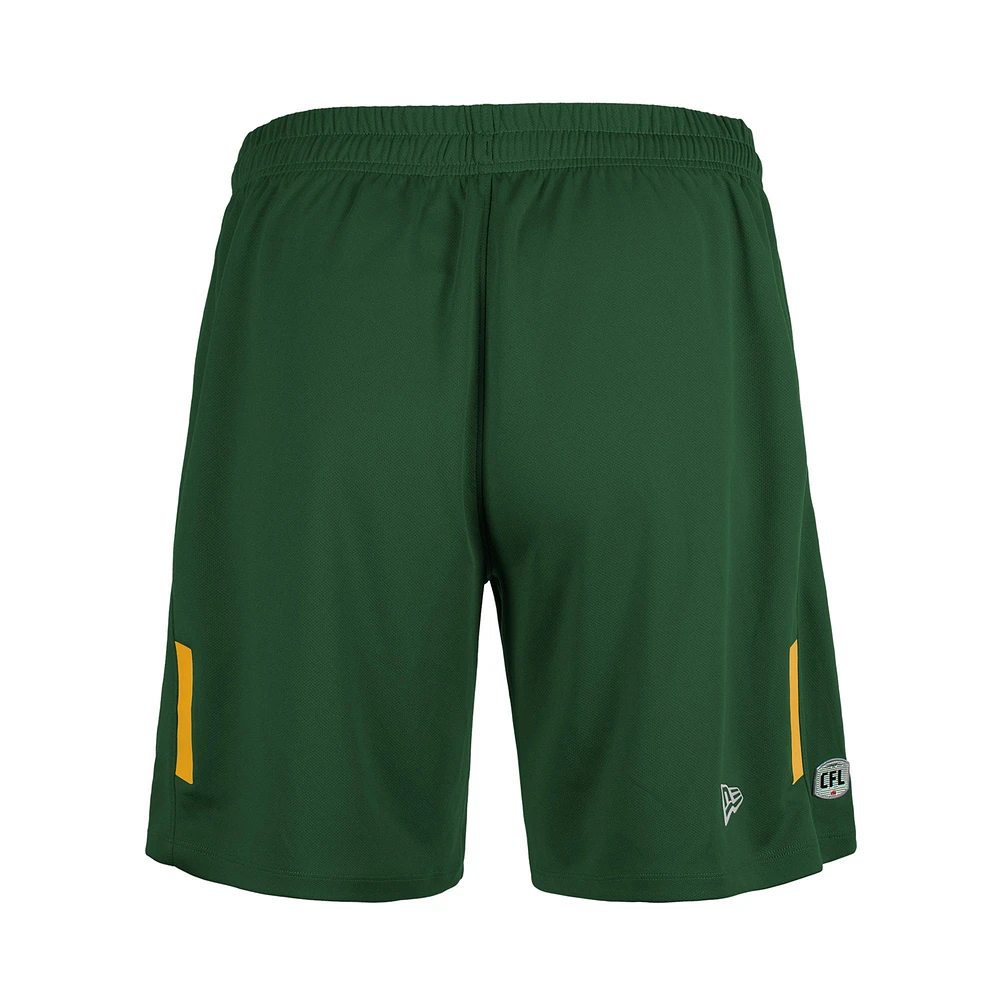 Men's New Era  Green Edmonton Elks Sideline Swift Performance Knit Shorts