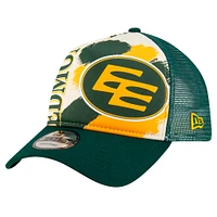 Men's New Era Green Edmonton Elks Turf Traditions 9FORTY Adjustable Hat