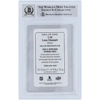 Leon Draisaitl Edmonton Oilers Autographed 2020-21 Upper Deck UD '05-06 Tribute Yellow Printing Plate #T-28 #1/1 Beckett Fanatics Witnessed Authenticated 10 Card 