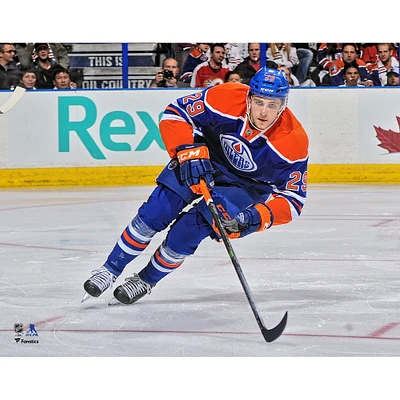 Leon Draisaitl Edmonton Oilers Unsigned NHL Debut Photograph