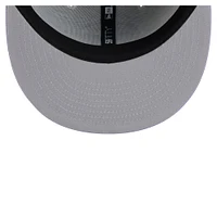 Men's New Era  Gray/Light Purple Edmonton Oilers Color Pack Two-Tone 59FIFTY Fitted Hat