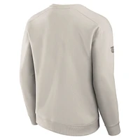 Men's Fanatics  Black Edmonton Oilers Authentic Pro Road Fleece Pullover Sweatshirt