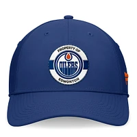 Men's Fanatics Blue Edmonton Oilers Authentic Pro Training Camp Flex Hat