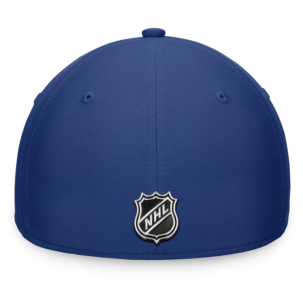 Men's Fanatics Blue Edmonton Oilers Authentic Pro Training Camp Flex Hat