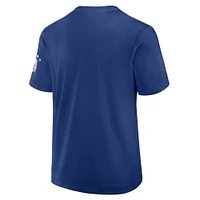 Men's Fanatics Blue Edmonton Oilers Decades Collection Made To Last T-Shirt