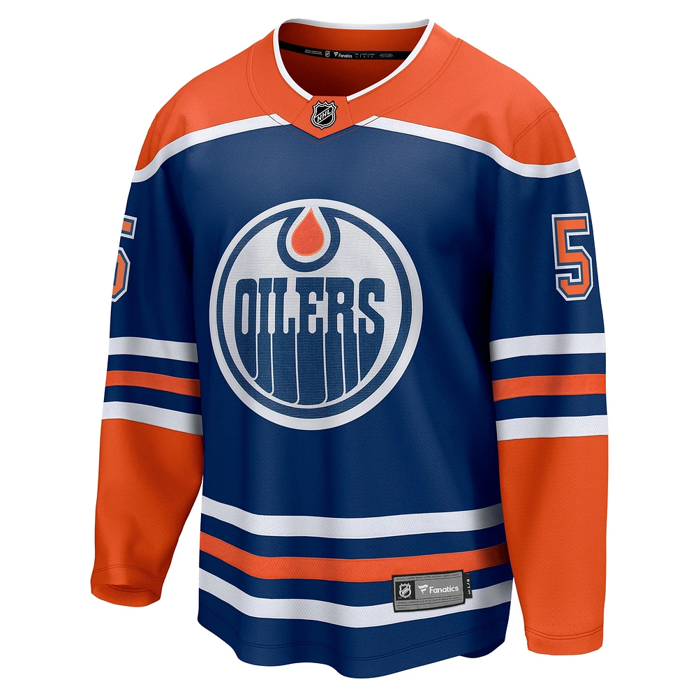 Men's Fanatics Cody Ceci Royal Edmonton Oilers Home Breakaway Player - Jersey