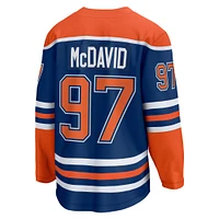 Men's Fanatics Connor McDavid Royal Edmonton Oilers Home - Premier Pro Breakaway Player Jersey