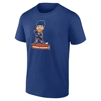 Men's Fanatics Connor McDavid Royal Edmonton Oilers Player Bobblehead T-Shirt