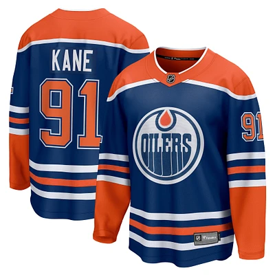 Maillot de joueur échappé à domicile Fanatics Evander Kane des Royal Edmonton Oilers pour hommes