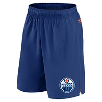 Men's Fanatics  Royal Edmonton Oilers Authentic Pro Tech Shorts