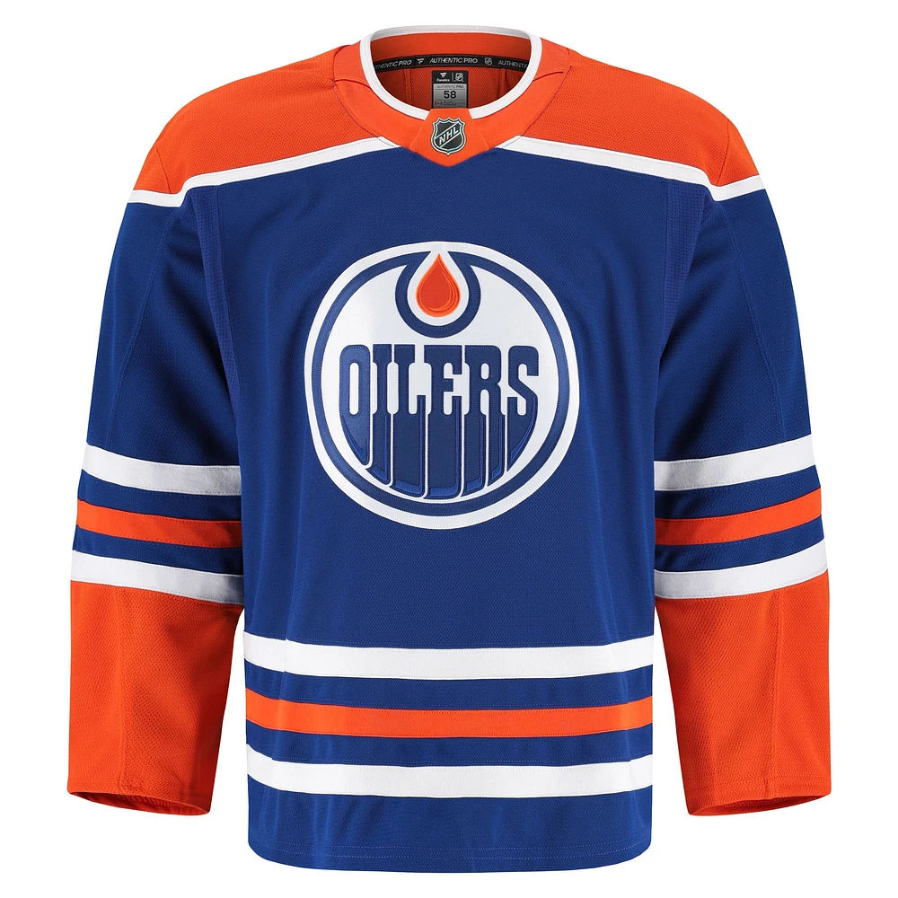 Men's Fanatics Royal Edmonton Oilers Home Authentic Pro Jersey