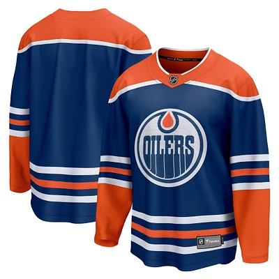 Maillot vierge Fanatics Royal Edmonton Oilers Home Breakaway pour homme