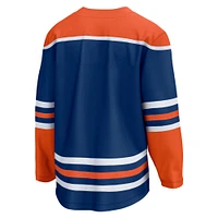 Men's Fanatics Royal Edmonton Oilers Home Premier Breakaway Blank - Jersey