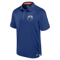 Men's Fanatics Royal Edmonton Oilers Rink Polo