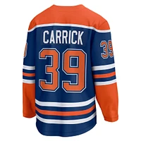 Men's Fanatics Sam Carrick Royal Edmonton Oilers Home Premier Breakaway Player Jersey
