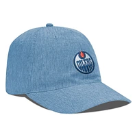 Men's Levelwear Light Blue Edmonton Oilers Idol Adjustable Hat