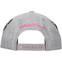 Men's Mitchell & Ness Gray Edmonton Oilers Smells Like Spring Spirit Snapback Hat