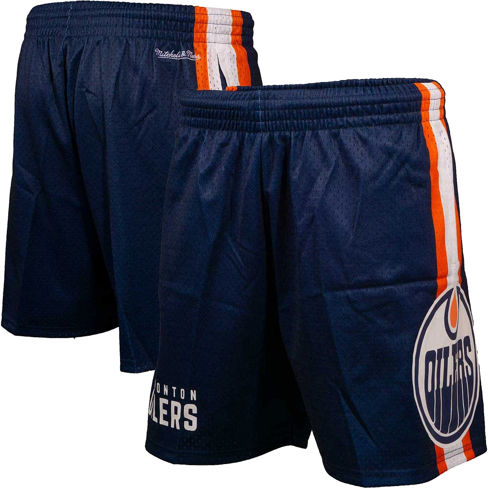 Short en maille de la collection City des Oilers d'Edmonton Mitchell & Ness pour hommes