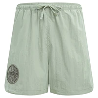Men's Pro Standard Green Edmonton Oilers Neutral Woven Shorts