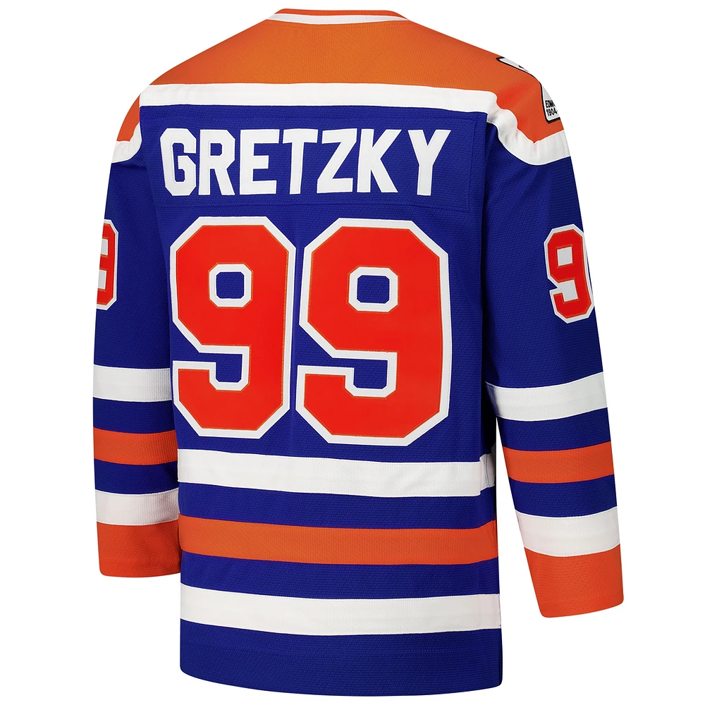Men's Wayne Gretzky Royal Edmonton Oilers 1979-80 Power Play Jersey