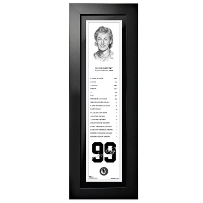 Wayne Gretzky Edmonton Oilers - 1999 Legends Line 6'' x 22'' Photo encadrée