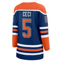 Women's Fanatics Cody Ceci Royal Edmonton Oilers Home Breakaway Player Jersey