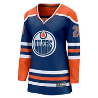Women's Fanatics Connor Brown Royal Edmonton Oilers Home Breakaway Player Jersey