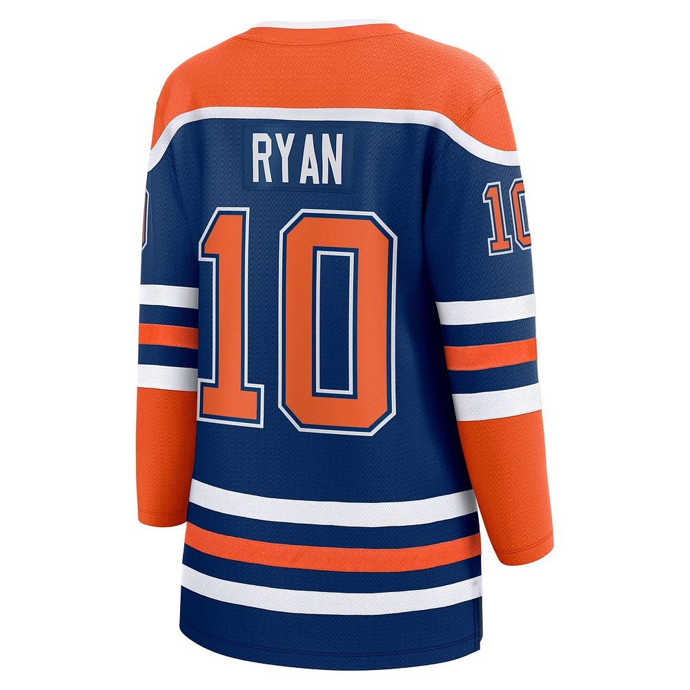 Women's Fanatics Derek Ryan Royal Edmonton Oilers Home Breakaway Player Jersey