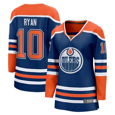 Fanatics pour femmes Derek Ryan Royal Edmonton Oilers Maillot de joueur échappé à domicile