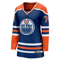 Women's Fanatics Stuart Skinner Royal Edmonton Oilers Home Breakaway Player Jersey