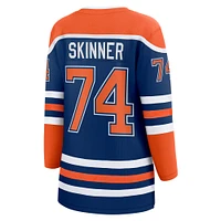 Women's Fanatics Stuart Skinner Royal Edmonton Oilers Home Breakaway Player Jersey